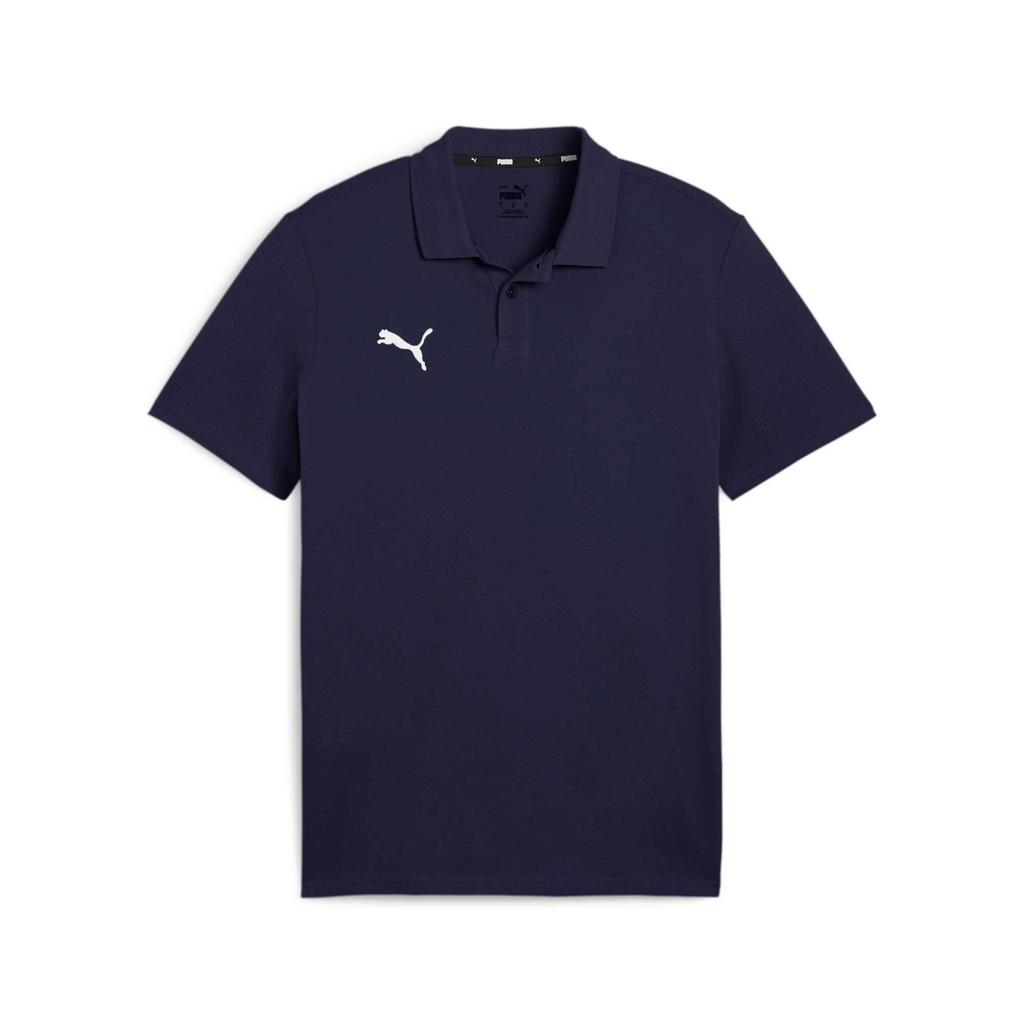 Puma Удобная модная универсальная футболка-поло с коротким рукавом, мужские топы, темно-синего цвета 658605-06