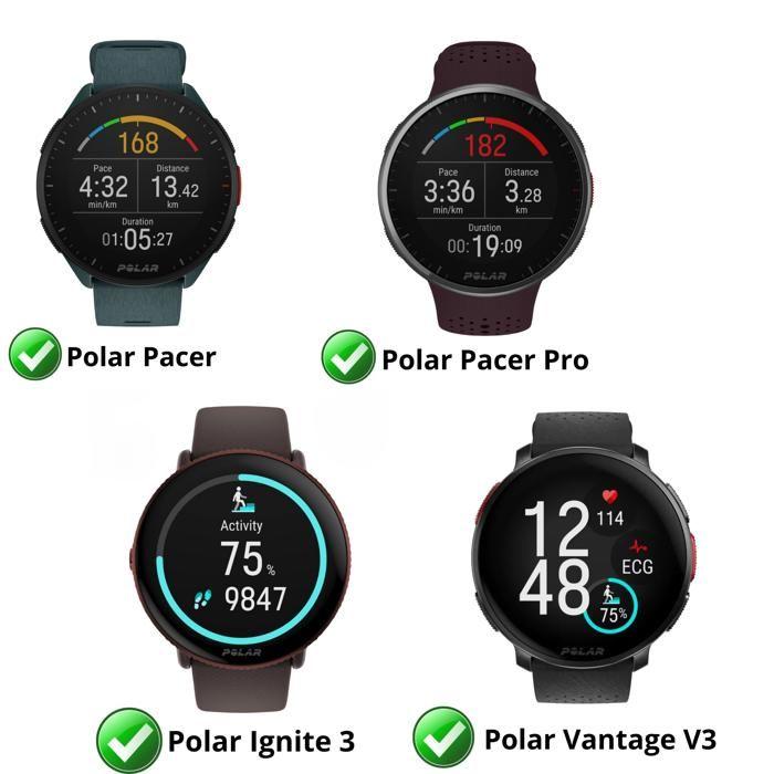 Зарядное устройство, совместимое с Polar Pacer / Pacer Pro / Ignite 3 / Vantage 3 - USB-кабель 1 метр для зарядки часов Phonillico®