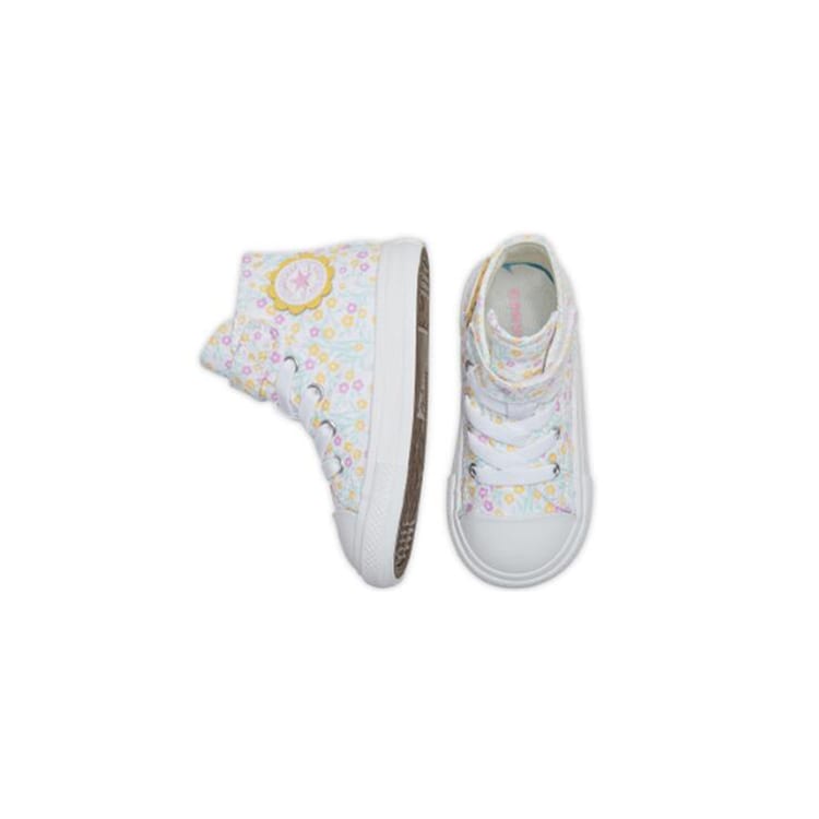 Детские Converse All Star 1V Высокие Кеды для Малышей Белые 766878C