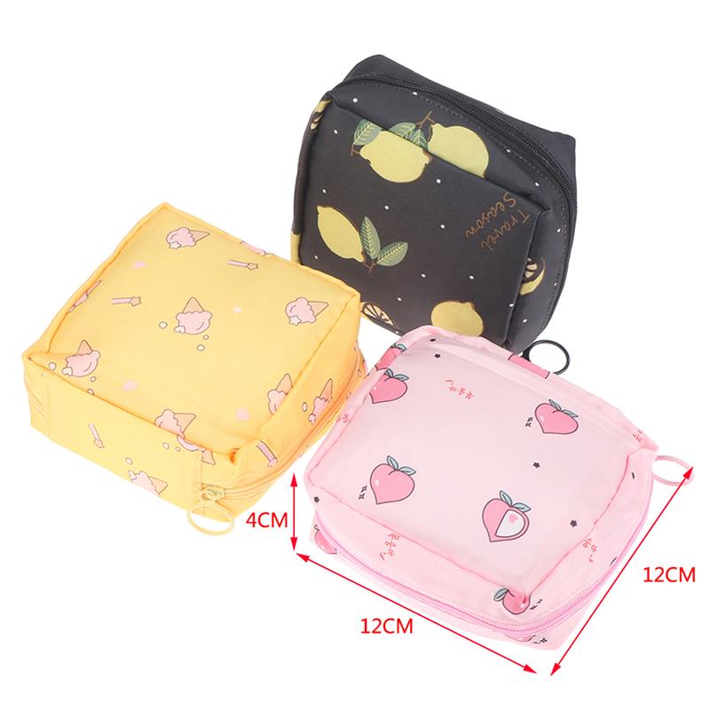 Cute Sanitary Pad Tampon Storage Bag Portable Travel Bag Makeup Bag Earphone Bag