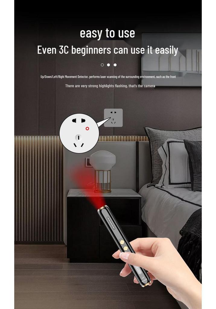 T13 Wireless Signal Detector: Anti-Positioning, Anti-Eavesdropping, Anti-Tracking, Anti-Hidden Camera and GPS Scanner