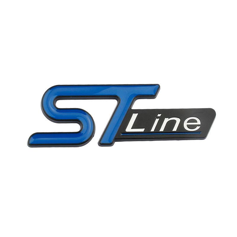 Модифицированные металлические наклейки Stline для автомобиля, наклейки для украшения кузова автомобиля, подходящие для нового Ford Focus