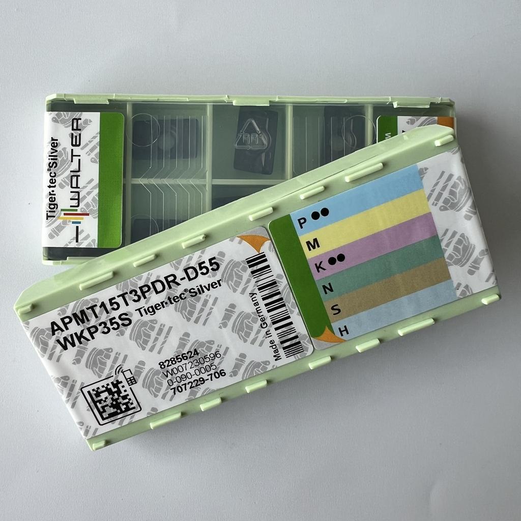 WALTER / APMT15T3PDR-D55 WKP35S / Carbide CNC Blade 10 Pcs