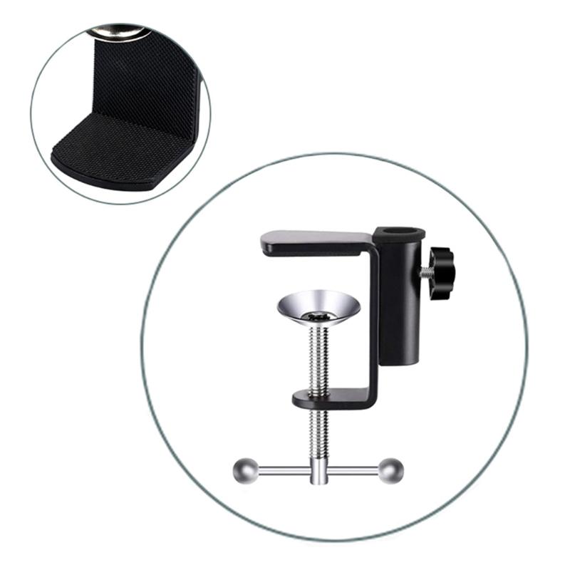 Aluminum Alloy Replacement C-Clamp Desk Light Clamp Mount Holder Cantilever Bracket for Desktop Table Lamp