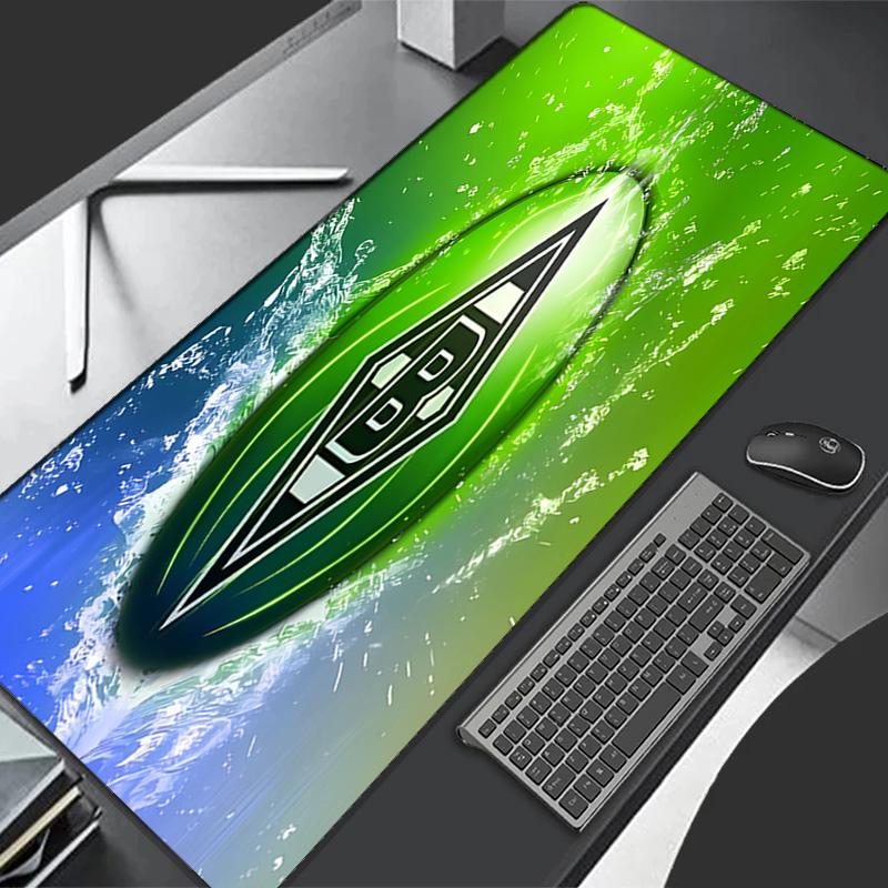 Borussia Monchengladbach logo Theme Premium Non-slip Mouse Pad with Stitched Edges,Durable Rubber Material,for Desktop & Gaming Great Gifts
