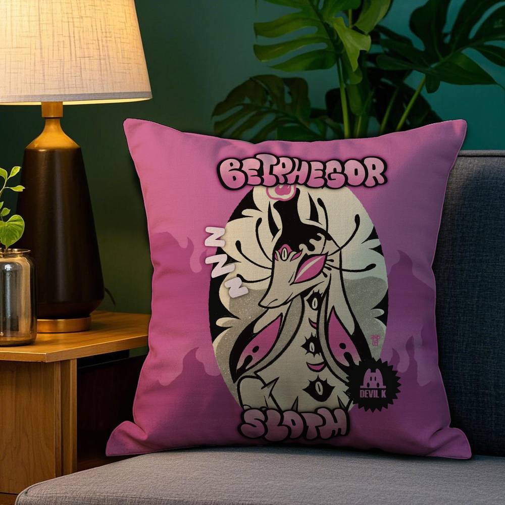 Аниме H-HelluvaS B-Boss Наволочка Плюшевая Ткань Мягкая Двусторонняя Печать Дом Диван Высокое Качество Наволочка Подушка