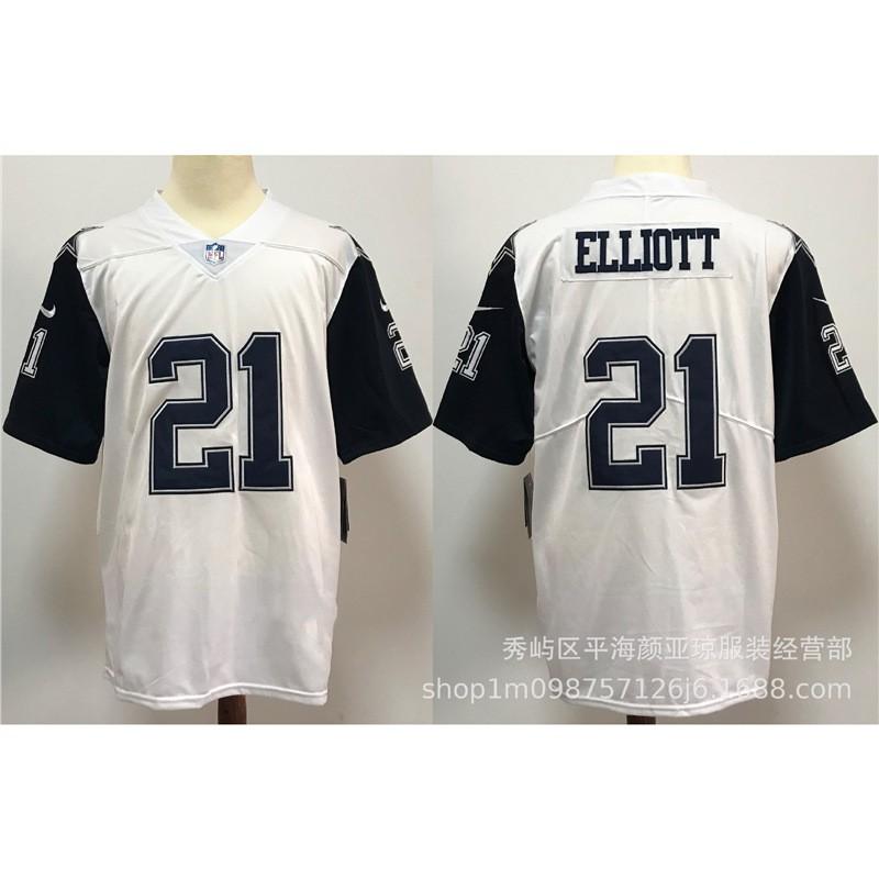 Mens NFL Dallas Cowboys Embroidered Jersey Rugby Style Football Uniform Top Fans Casual Wear