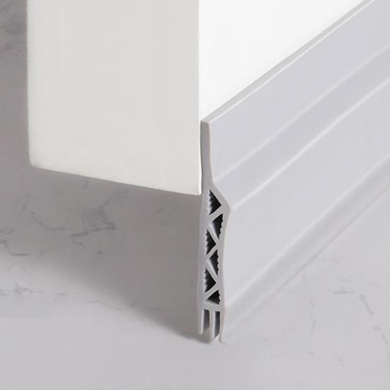 Silicone Door Seal Strip Waterproof Weather Gap Stripping Soundproof Door Adhesive Filler for Home