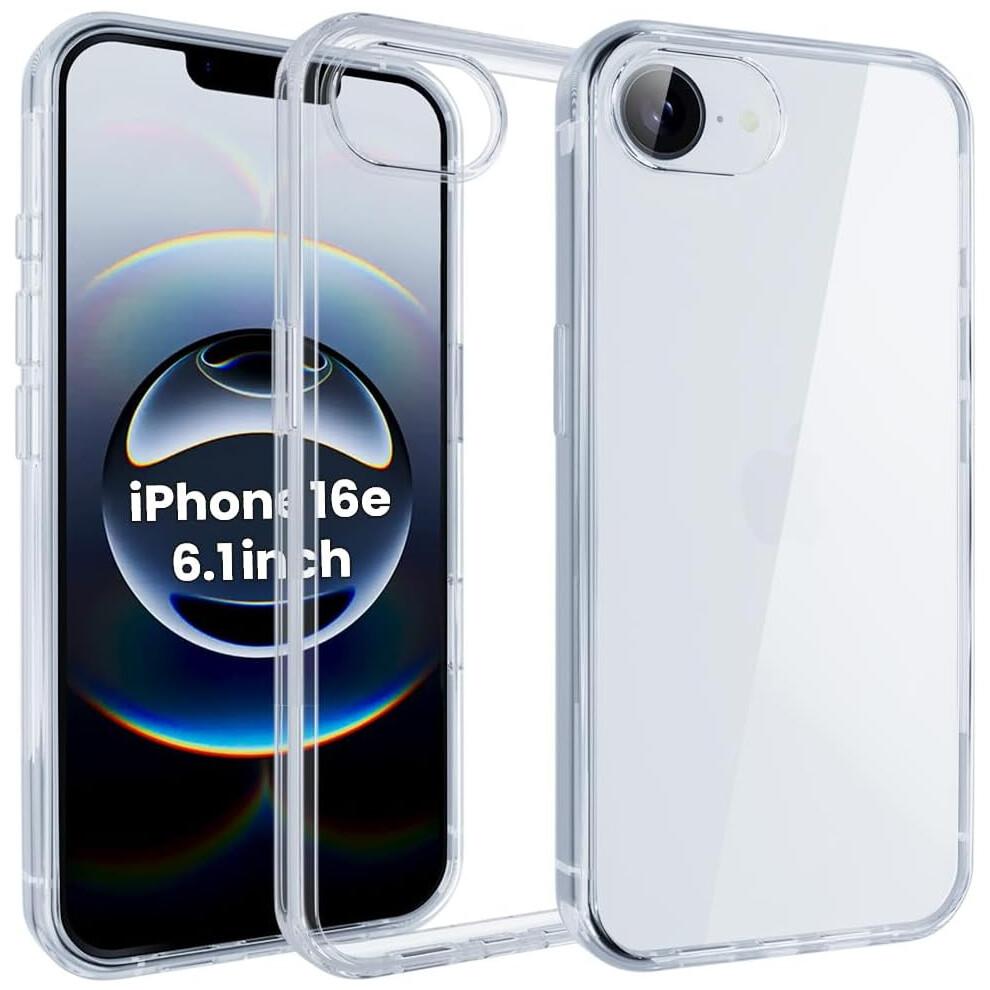 phone Case Silicone Gel Protective Slim Bumper Soft Phone Cover - Crystal Clear Transparent