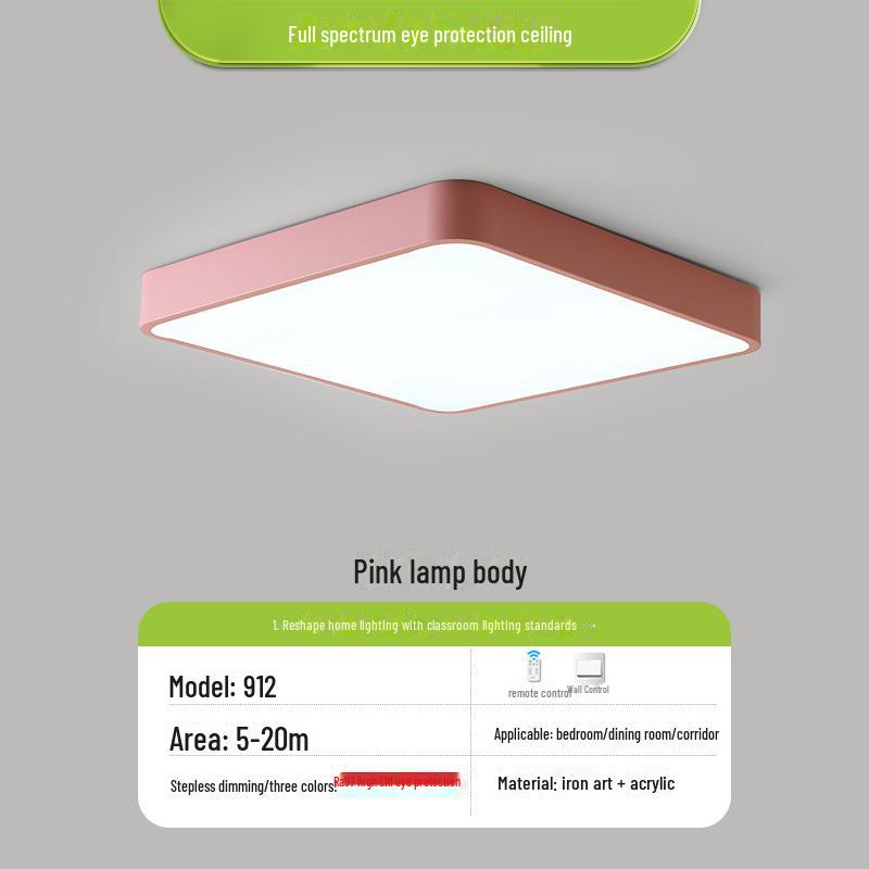 Тщательно подобранные квадратные светодиодные потолочные светильники: Современный скандинавский дизайн для спальни, гостиной или коридора.