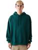 Пуловер Зеленый [Good Wear] Худи, Большой, 12 унций, Тяжелый, Мужской, Женский, Однотонный, Толстовка, M,