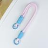 Color Matching Mobile Phone Lanyard Key Chain Creative Short Hand-woven Lanyard Mobile Phone Case Key Ring Bag Sling