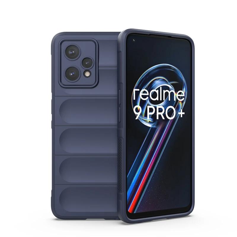 Чехол для OPPO Realme 9 4g задняя крышка чехол для телефона жидкий силикон противоударный защитный чехол Funda Coque