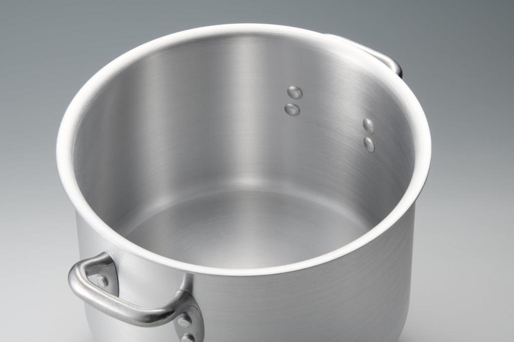 Совместимая кастрюля Heist Aluminum IH 21 см для коммерческого использования, газовая горелка IH, совместимая с крышкой, кастрюля IH Half-Body Two-Handed Half-Body Pot_FH82121H (21см,