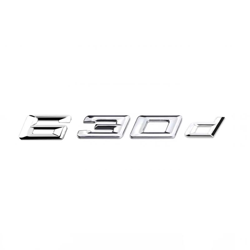 Car 3D ABS Trunk Letters Logo Badge Emblem Styling Decals Sticker For BMW 6 Series 620d 630d 640d E63 E64 F06 F12 F13 G32 tv2