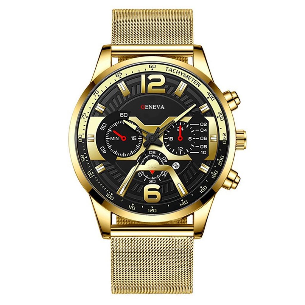 Мужские водонепроницаемые светящиеся наручные часы-будильник для бега