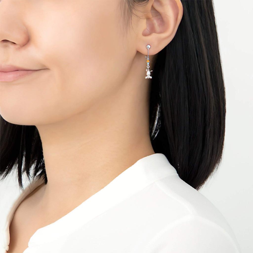 Sanrio Pochacco Goods Earrings POCHACCO Earrings Silver Gift [U-TREASURE] U-TREASURE Women's SESaPC-102-SV