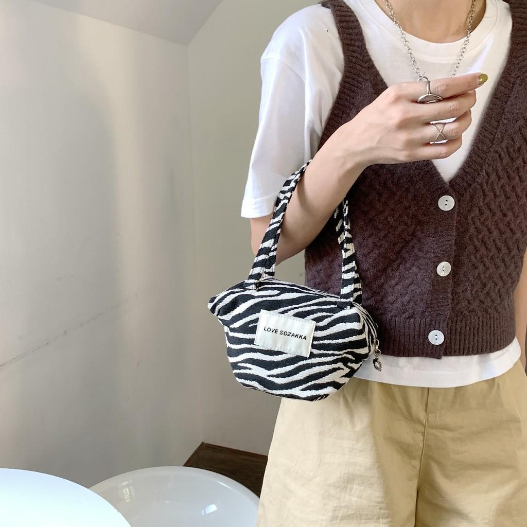 Fashionable Polka Dot Color Block Tote Bag Retro Chic Handheld Mommy Bag For Daily Use