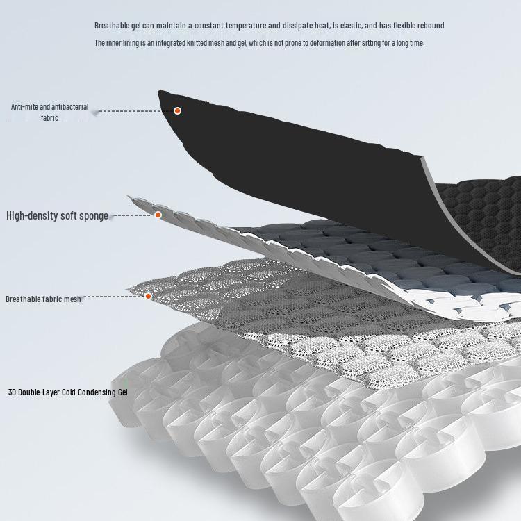 Gel Car Seat Cushion: Breathable, Cool, and Universal for All Seasons