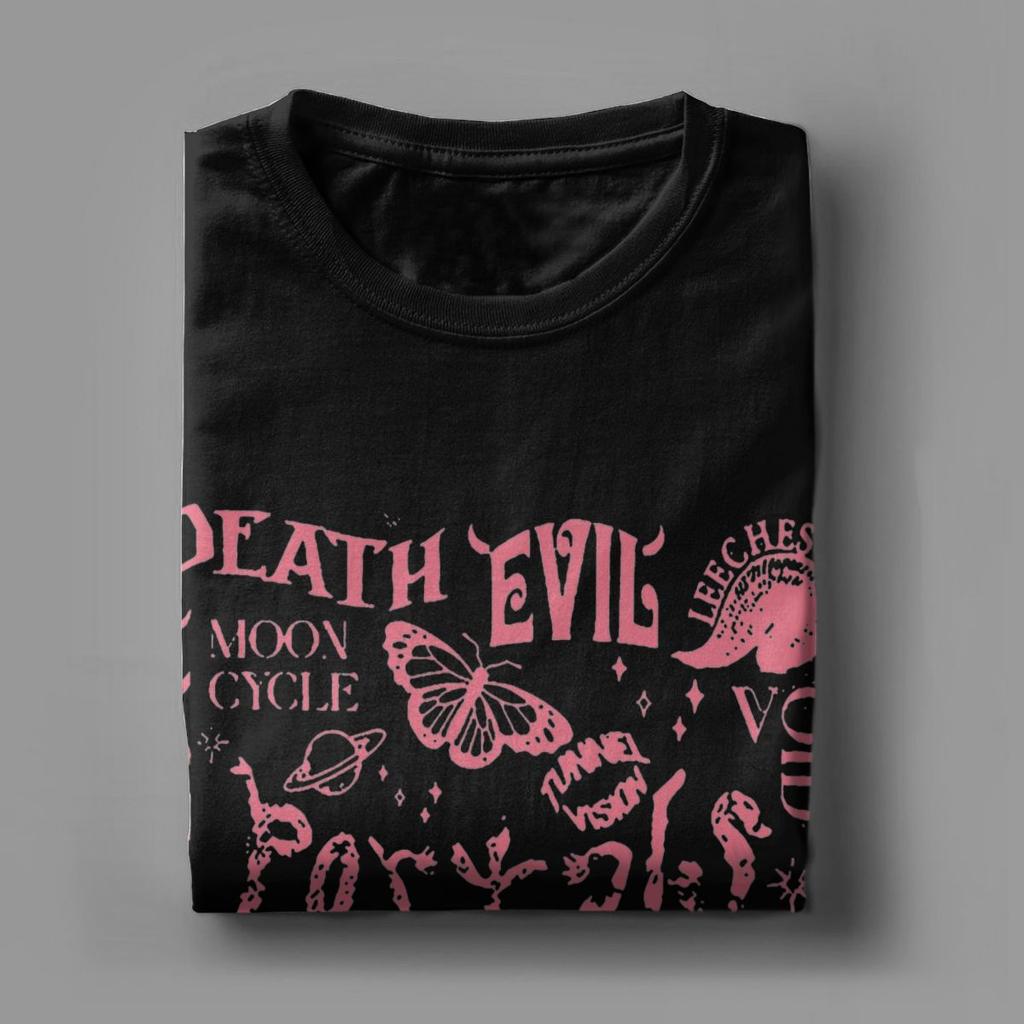 Мужские футболки The Evil Moon Cycle Melanie Martinez, 100% хлопок, потрясающие футболки с коротким рукавом и круглым вырезом, идеи для подарков