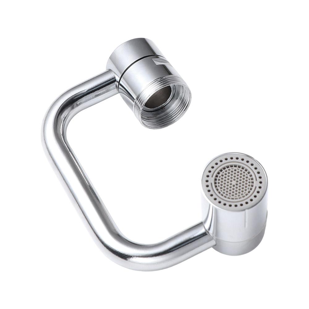 U Shaped Faucet Extender Zinc Zinc Alloy Faucet Nozzle Adapter Practical Rotating Spray Faucet  Bathroom