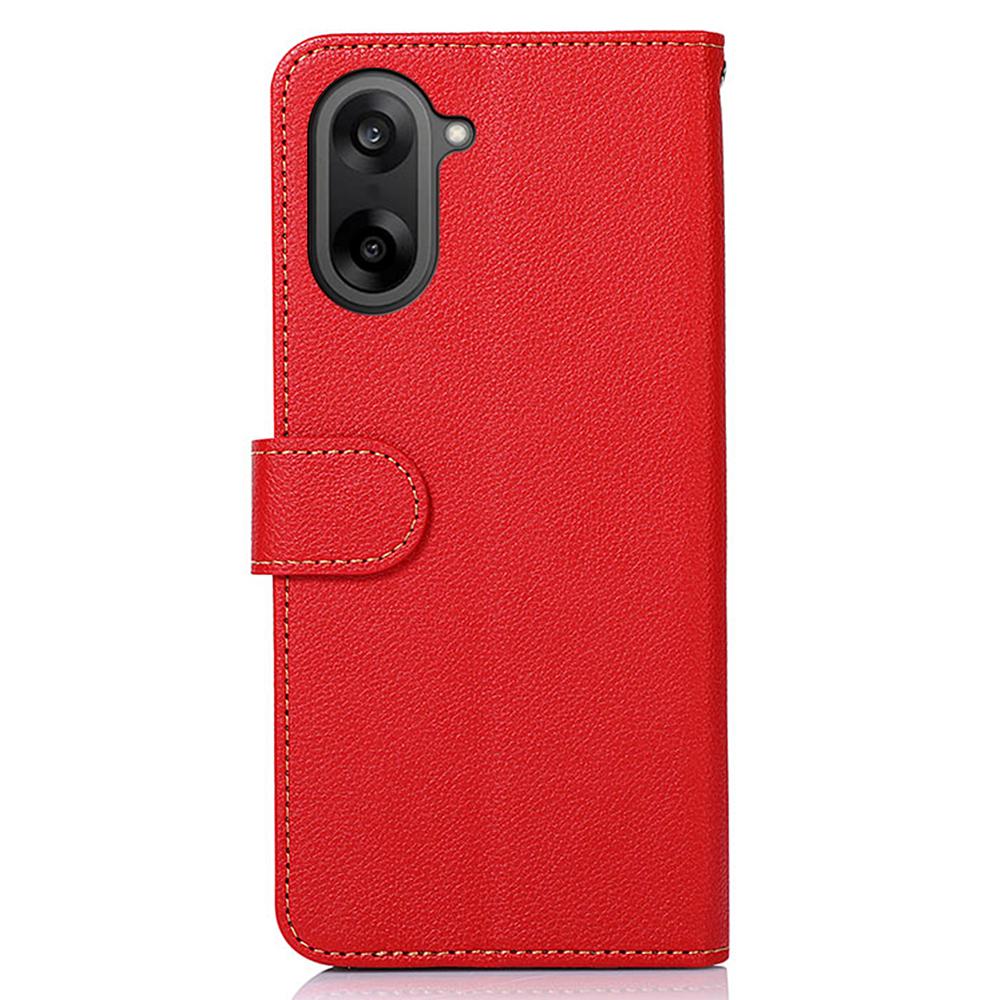 For OnePlus Nord CE5 5G Case RFID Blocking Wallet PU Leather Phone Cover with Strap