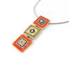 [D9683] - Designer Necklace 'Esmeralda' Orange