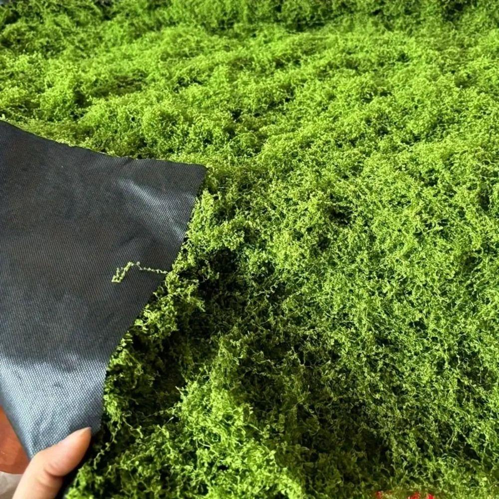 Коврик из искусственной травы для самостоятельной сборки, реалистичный, прочный, искусственный мох, газон, не требует полива, реалистичный, искусственный зеленый коврик, декор для дома