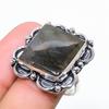 Labradorite Handmade 925 Sterling Silver Jewelry Ring Size 7.5 W0u92