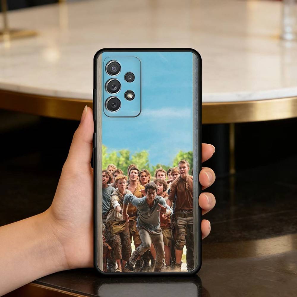 Чехол для телефона M-Maze R-Runner для Samsung Galaxy A73,A72,A71,A70,A53,A52,A51, Мягкий силиконовый черный чехол