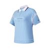 Спортивная защита от солнца Дышащая теннисная футболка-поло с коротким рукавом Женские топы Колокольчиково-синий A11W433106FLB