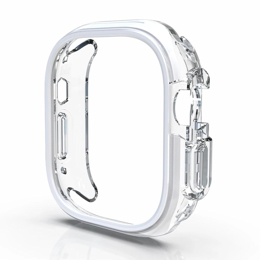Резиновый чехол для Apple Watch Ultra 2 Чехол 49 мм 45 мм Рамка Защитный бампер Крышка 41 мм 45 мм Для iWatch Серии 9 8 7 6 5 44 мм 40 мм
