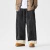 Men Corduroy Casual Fleece Pants Winter Men Cotton-Padded Trousers Man Thick Warm Wide Leg Straight Pants Male Leisure Pants