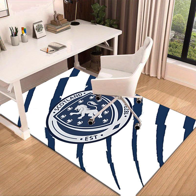 Scotland's Lion Rampant Emblem Area Rug Office rug, Chair Rug, Decor Carpet Livingroom bedroom Mat, Large Size Fan gifts Christmas gifts