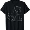 Футболка с силуэтами кошки и собаки, дружба T-shirt