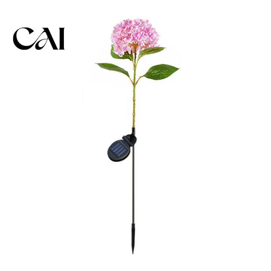 Waterproof Solar Garden Lights Fairy Hydrangea Lights, Stake LED Flower Light, Twinkling Tree Outdoor Colorful Lamp for Patio Lawn Pathway