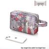 Стильная женская маленькая водонепроницаемая дорожная сумка-органайзер из Оксфорда для туалетных принадлежностей и косметики