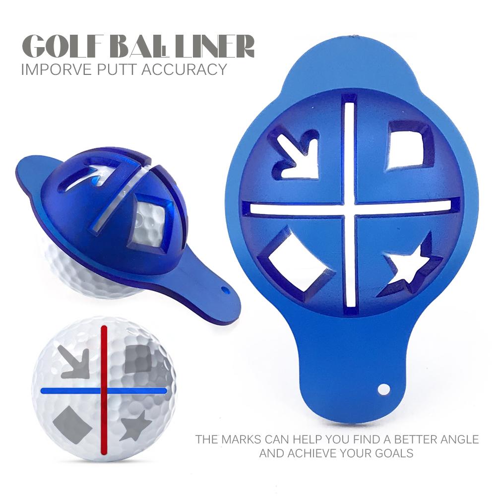 Golf Scriber Golf Ball Line Marker Liner Template Marker Pen Golf Putting Positioning Aids Outdoor Sport Tools