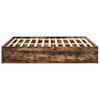 Bed Frame Smoked Oak 180x200 cm