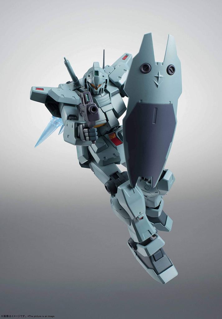 TAMASHII NATIONS ROBOT Spirits Mobile Suit Gundam 0083 [SIDE MS] RGM-79N Jim Custom ver. АНИМЕ. приблизительно. 125 мм окрашенная подвижная фигурка из АБС и ПВХ