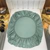 Cotton Fitted Sheet With Elastic Band Luxury Soft Mattress Covers Durable Skin-friendly Bedsheet Easy Care Bed Cover
