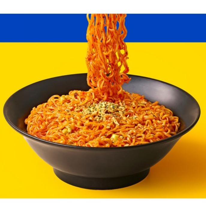 HARIM Mexican Seasoned Chicken Fried Noodles 136g × 4 – Spicy & Savory Korean Instant Noodles