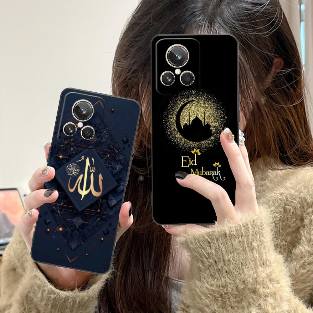 Чехол для мобильного телефона Eid Mubarak для Realme GT 8 Neo Pro C75 73 71 C67 65 C55 53 C35 31 C20 15 Цветной Печатный Чехол Чехол Роскошный