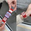 Плетеный нейлоновый магнитный ремешок для iWatch Серии 8/9/10/11/SE с рисунком 'Маленький медведь'