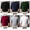 ROMON Men's Slim Fit Fleece Lined Half-High Collar Pullover Sweater