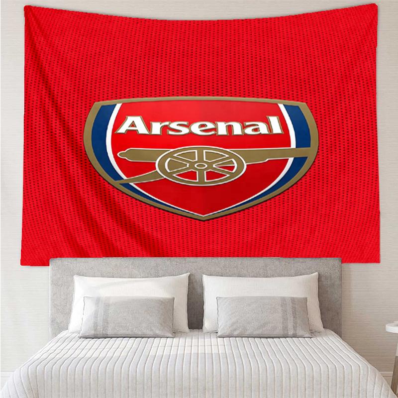 Arsenal-F.C Print Tapestry, Backdrop, Easy Setup, Ideal for Bedroom, Office & Living Room, with Aesthetic Wall Hanging Decor.