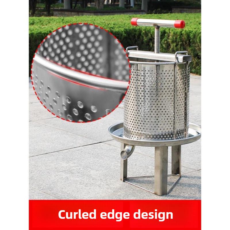 Бытовой пищевой нержавеющий пресс для меда Портативная медогонка Маленькая машина для прессования меда