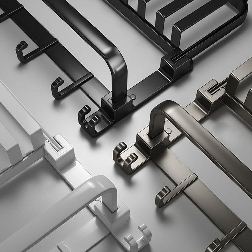 Настенная полка для хранения за дверью без пробивания отверстий, держатель для хранения, вешалка для одежды, креативность, 6/7/8 дверных крючков