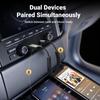 Ugreen Bluetooth Автомобильный Bluetooth Автомобильный USB Одновременное подключение с двумя Диапазон связи SBC Задержка Не требует зарядки Сертификация Серебристый 5.3