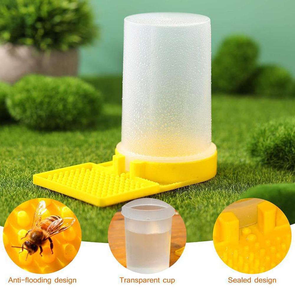 1-6PCS Bee Feeder Drinking Water Waterer Beekeeping Honey Bee Feeders Watering Bees Tools Supplies Feeding Bee Drinker Tools